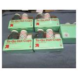 5 8 Packs hot cups with lids...