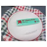 6 Packs of 10' plates...