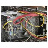 Air powered shear, hose and guages...