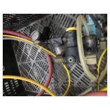 Air powered shear, hose and guages...