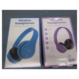 2 Wireless headphones...