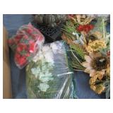 Box filled with mew decorative item...