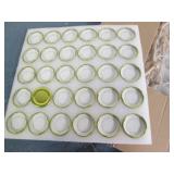 Honey jars with lids and dippers...