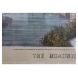 Antique Currier & Ives Hand-Colored Lithograph - "The Roadside Mill" (1870)