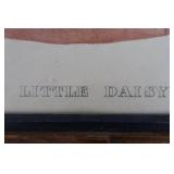 Pair of Rare Antique Currier & Ives Lithographs "Little Daisy" and "Little Flora" (1874)