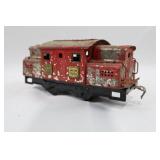 #3251 Ives Locomotive 1910-1930; American Flyer Tin-Litho Freight Cars & Tender 1930-1938