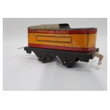 #3251 Ives Locomotive 1910-1930; American Flyer Tin-Litho Freight Cars & Tender 1930-1938