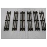 Vintage Lionel 027 Gauge Curved & Straight Model Train Tracks - 18 Pieces