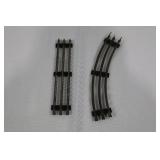 Vintage Lionel 027 Gauge Curved & Straight Model Train Tracks - 18 Pieces