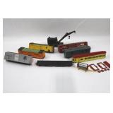 Vintage HO Model Railroad Cars Assortment (1940s-1950s)