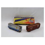 Varney Vintage Model Railway Freight Cars - B&O Sentinel Boxcar, Santa Fe Scout, Southern 10061