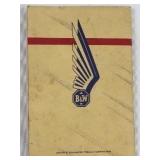 Brown & Williamson Wings Airplanes Series B Cigarette Card Album - Full Set (1940s)