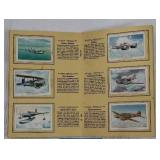 Brown & Williamson Wings Airplanes Series B Cigarette Card Album - Full Set (1940s)