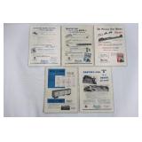 Model Railroader Magazines (Lot of 5) - 1949 Vintage Issues