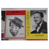 Genii Magazine - Vintage Magic (Nov 1945-Apr 1946) (Lot of 6)
