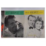 Genii Magazine (Lot of 6) Vintage 1947 Magic Publication Collection