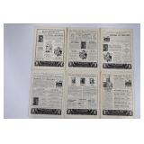 Genii Magazine (Lot of 6) Vintage 1947 Magic Publication Collection