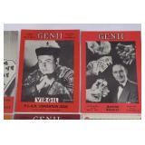 Genii Magazine Lot - Vintage 1948-1950s Magic Issues & Max Holden Ads