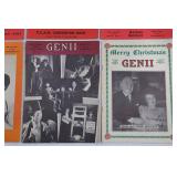 Genii Magazine Lot - Vintage 1948-1950s Magic Issues & Max Holden Ads