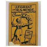 ILLUX Magic Studio Catalog No.5 & U.F. Grant/R.N. Menge On Approval (Lot of 2)