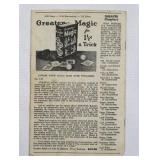 Blue Book KC Card Co. Vintage Magic Ephemera (Lot of 3)
