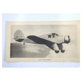 Vintage Aeroplane Pictures Set - WACO Model D, Lockheed Electra 10A, Aeronca Low-Wing
