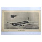 Vintage Aeroplane Pictures Set - Boeing Bomber, Douglas Sleeper DST, Thompson