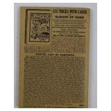 Vintage Magic Tricks Collection: Gilbert Mysto Magic, E-Z Magic Catalogs & Card Guides (Lot of 6)