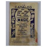 Vintage Magic Tricks Collection: Gilbert Mysto Magic, E-Z Magic Catalogs & Card Guides (Lot of 6)