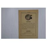 Genii Vintage Magic Magazine - The Dragon, Garrett