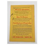 George McAthy Smart Talk for Magicians & MCs - Vintage 1945 Magic Book & Laff-Tested Dialogues