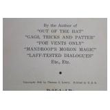 George McAthy Smart Talk for Magicians & MCs - Vintage 1945 Magic Book & Laff-Tested Dialogues