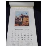 1956-1957 Bank of New York Calendar "Alexander Hamilton and His Times" Featuring Currier & Ives Lithographs