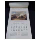 1956-1957 Bank of New York Calendar "Alexander Hamilton and His Times" Featuring Currier & Ives Lithographs