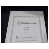 1954-1955 Bank of New York Calendar Featuring Currier & Ives Lithographs