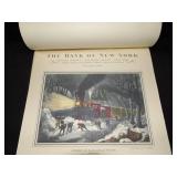 1954-1955 Bank of New York Calendar Featuring Currier & Ives Lithographs