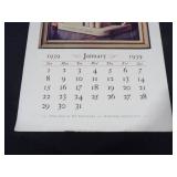 1939 Travelers Calendar - John Rogers Groups of Statuary