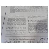 1948 Travelers Calendar Featuring 12 Currier & Ives Lithographs