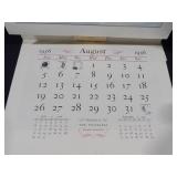 1956 Travelers Calendar Featuring 12 Currier & Ives Lithographs