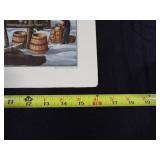 1958 Travelers Calendar Featuring 12 Currier & Ives Lithographs