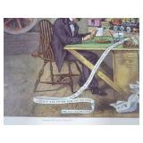 1961 Travelers Calendar Featuring 12 Currier & Ives Lithographs