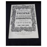 1937 The Travelers Calendar "Engravings for the People" Featuring Nathaniel Currier Lithographs