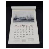 1937 The Travelers Calendar "Engravings for the People" Featuring Nathaniel Currier Lithographs