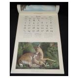 1963 Travelers Calendar Featuring 12 Currier & Ives Lithographs