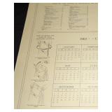 1963 Travelers Calendar Featuring 12 Currier & Ives Lithographs