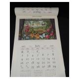 1967 Travelers Calendar Featuring 12 Currier & Ives Lithographs