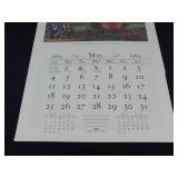 1969 Travelers Calendar Featuring 12 Currier & Ives Lithographs