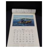 1970 Travelers Calendar Featuring 12 Currier & Ives Lithographs