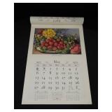 1973 Travelers Calendar Featuring 12 Currier & Ives Lithographs