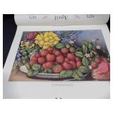 1973 Travelers Calendar Featuring 12 Currier & Ives Lithographs